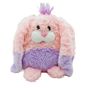 Easter Pink Purple Bunny Rabbit Plush Stuffed Animal 10" MTY International